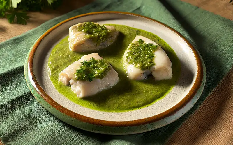 rape en salsa verde