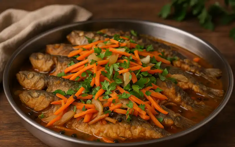 como preparar una trucha en escabeche