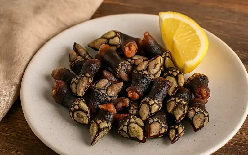 Percebes, producto del litoral gallego