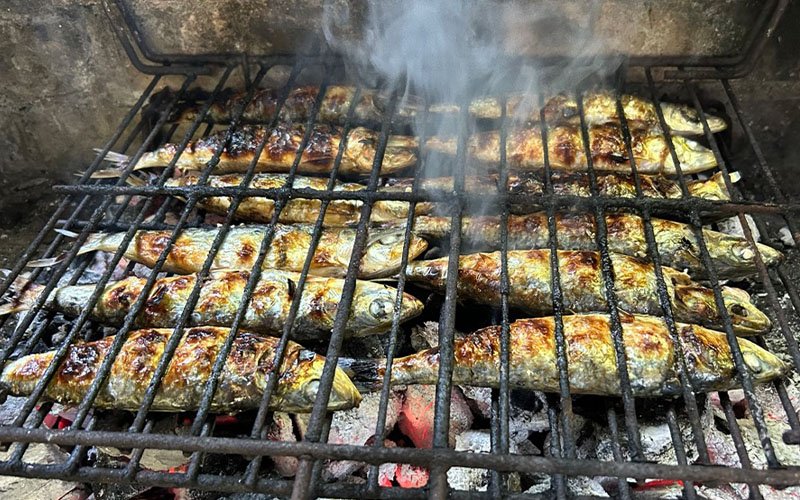 Sardinas a la brasa