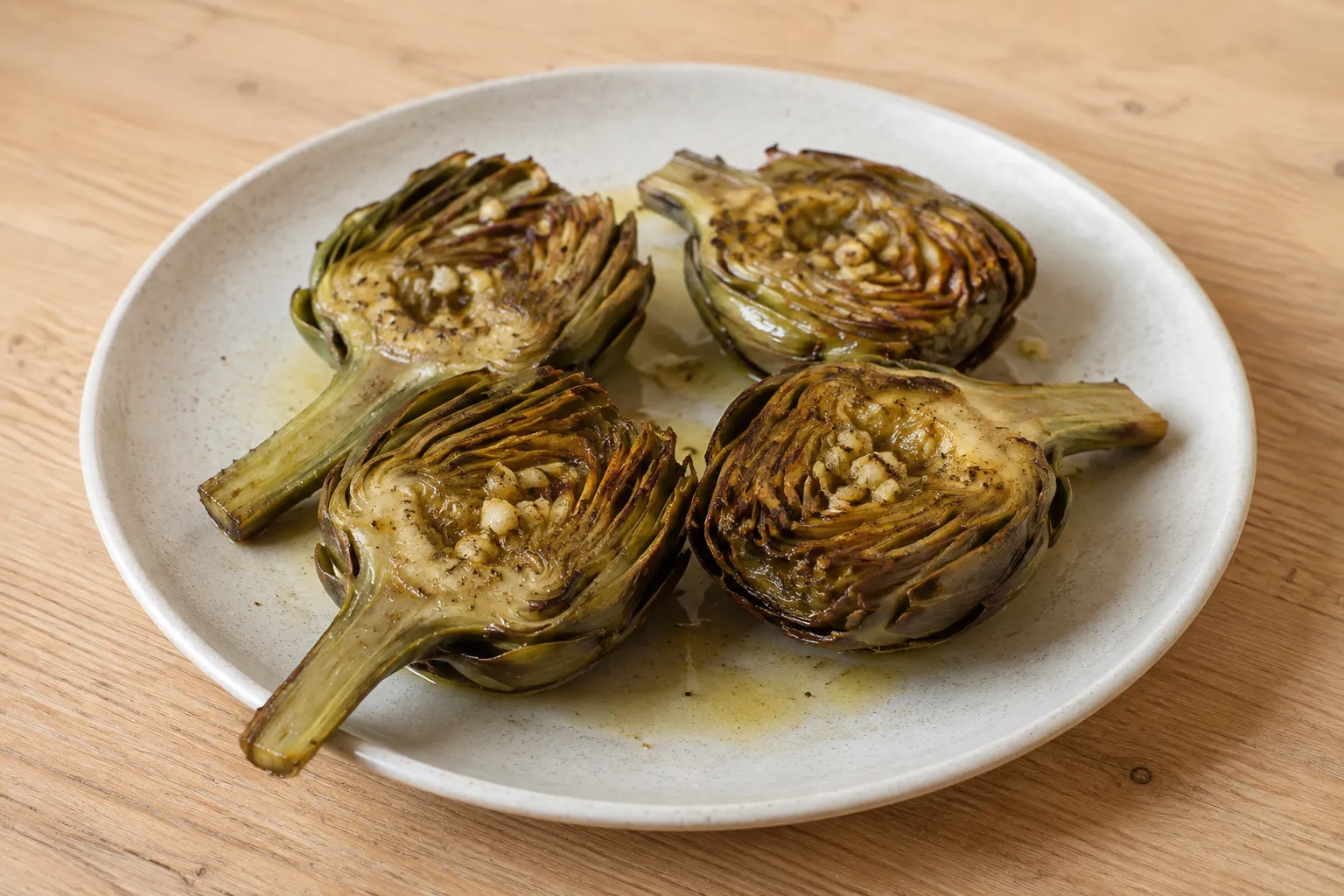 Alcachofas al horno
