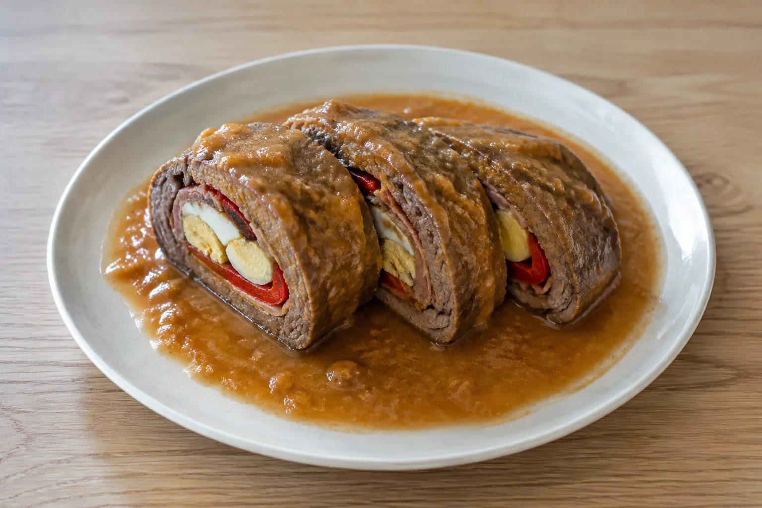 Aleta de ternera rellena