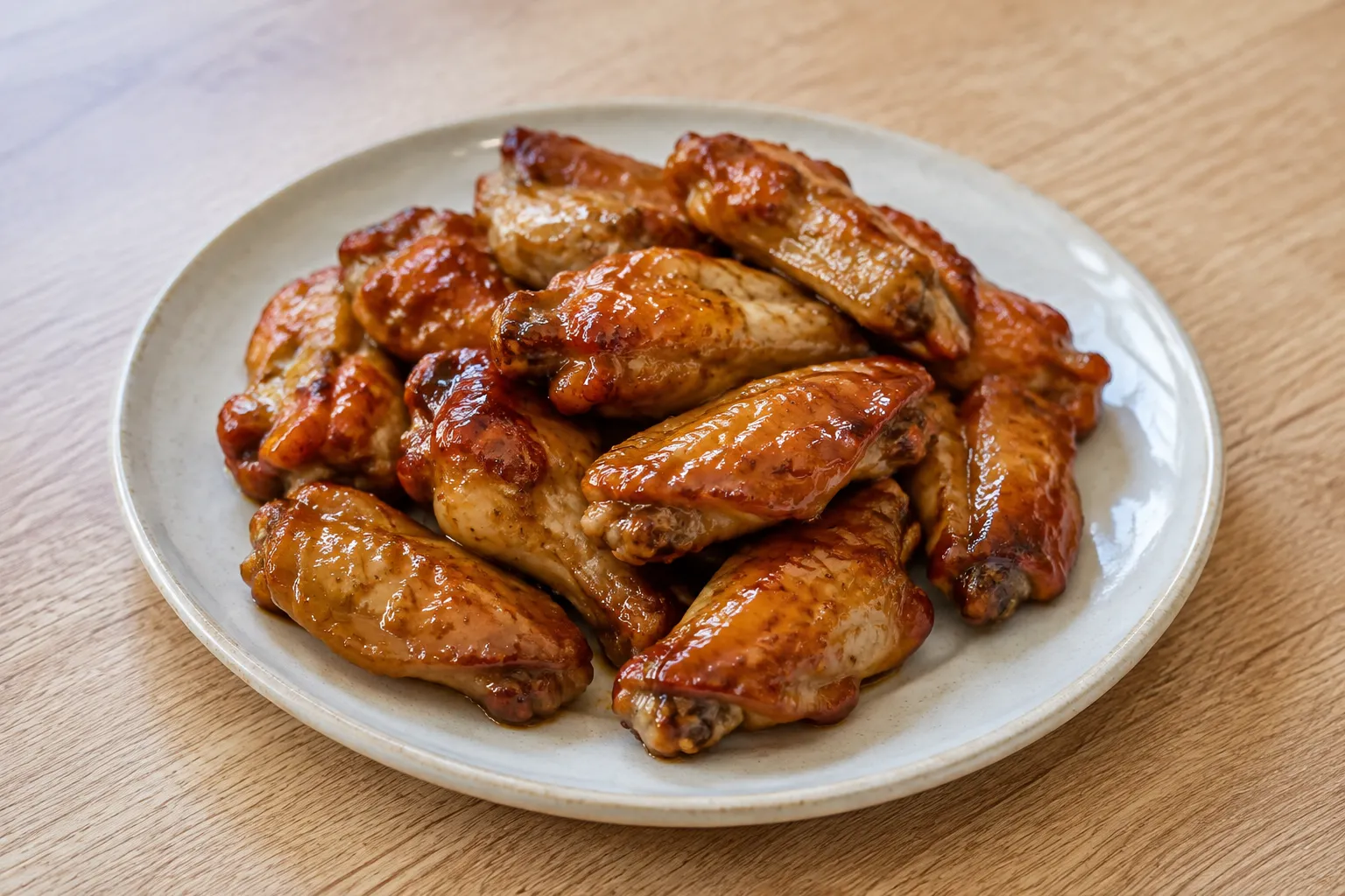 Alitas de pollo con miel y mostaza