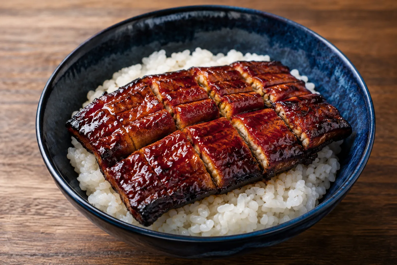 Anguila al estilo japonés con salsa unagi