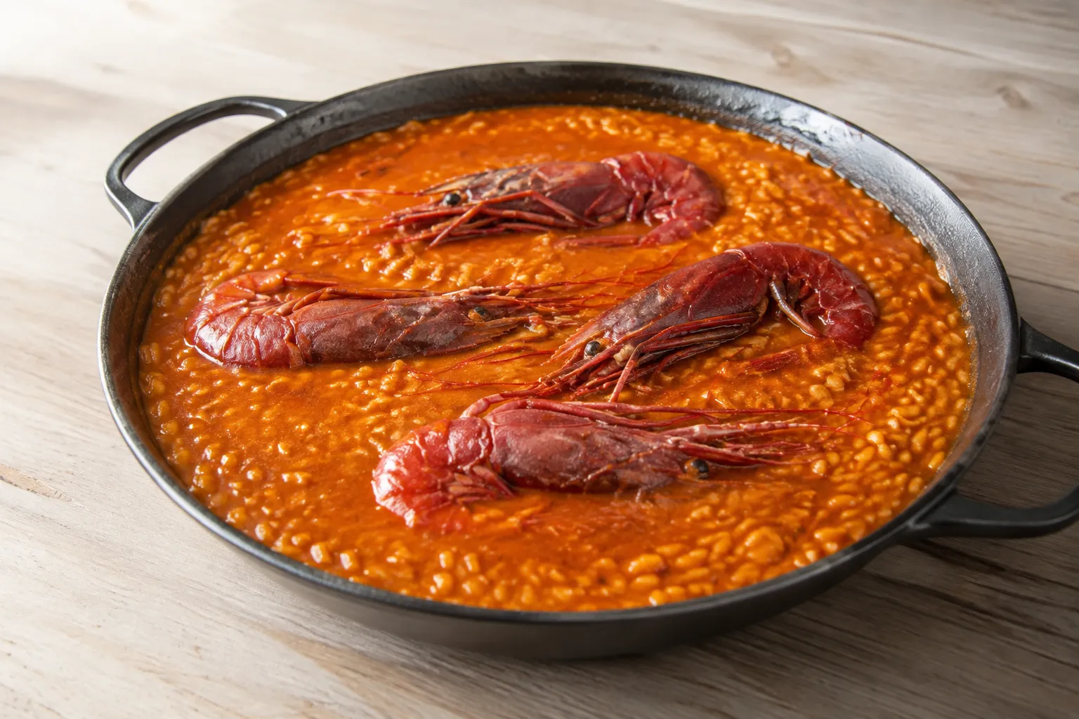 Arroz caldoso de carabineros