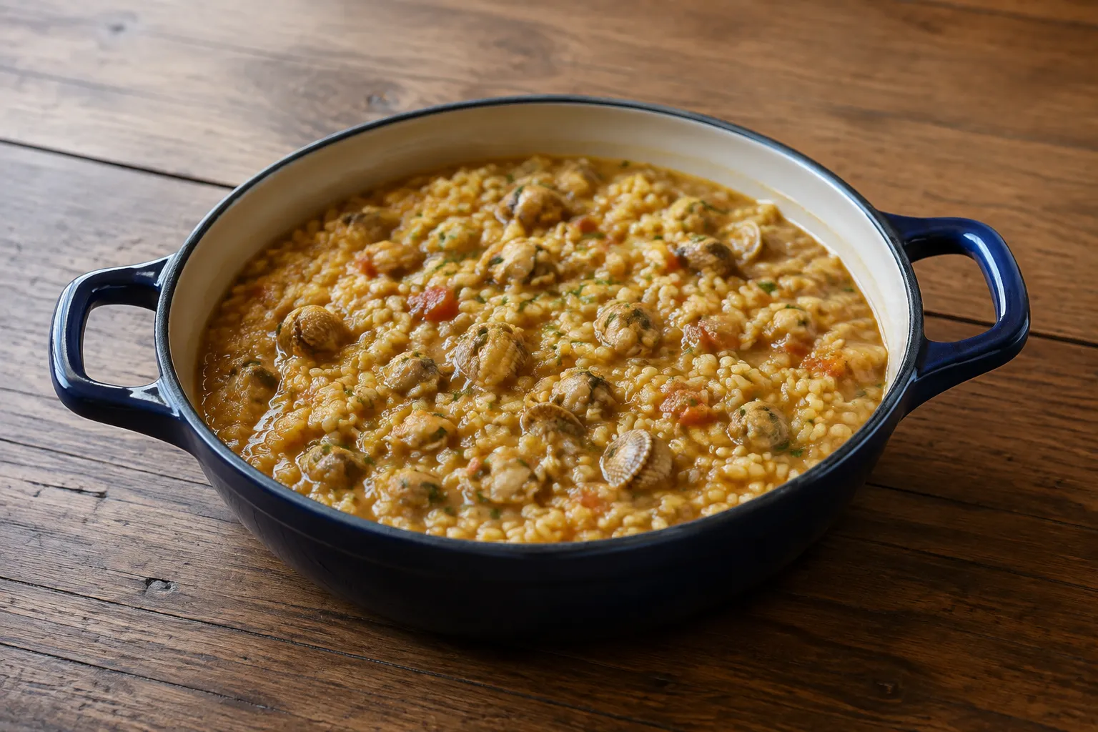 Arroz con berberechos