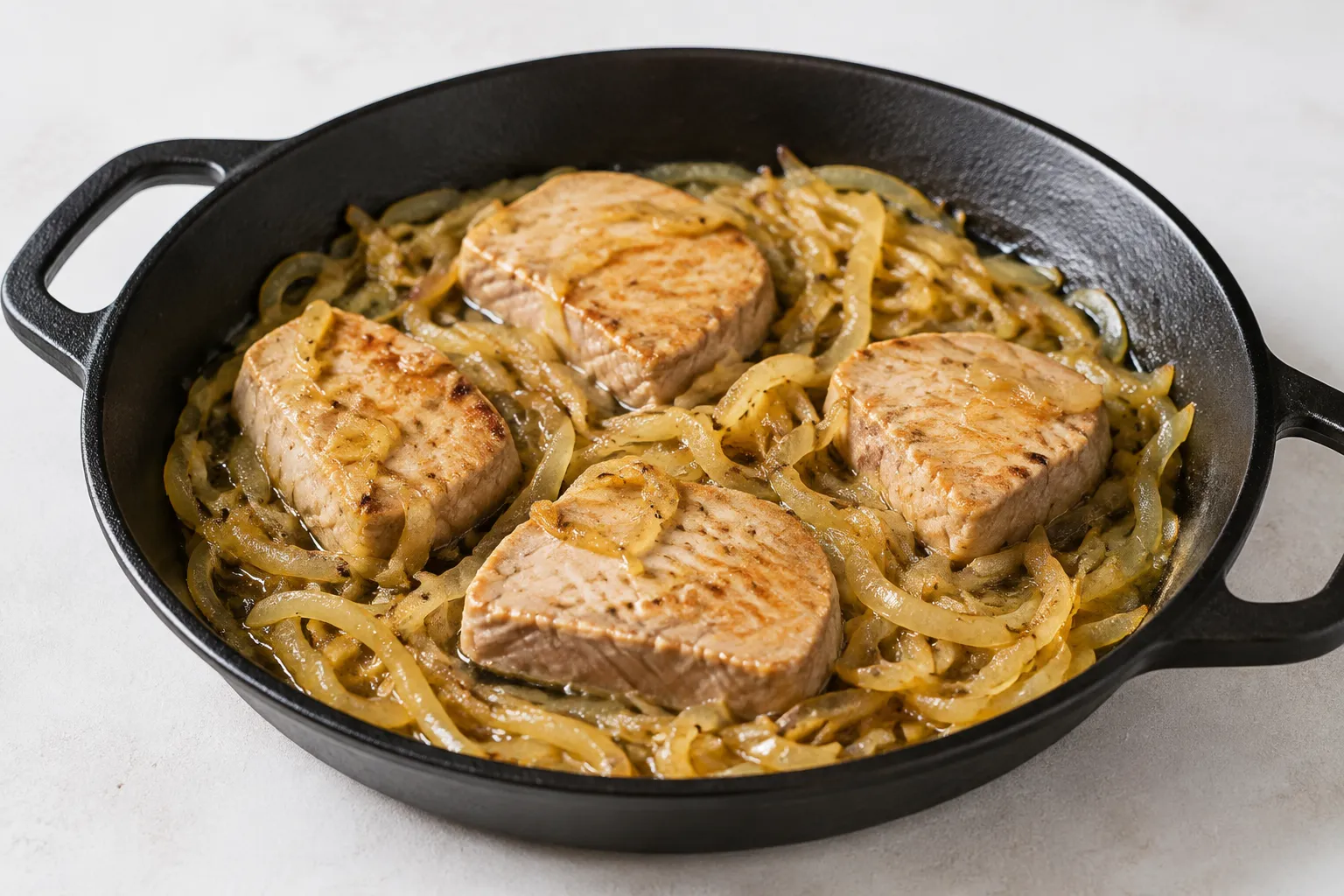 Bonito encebollado