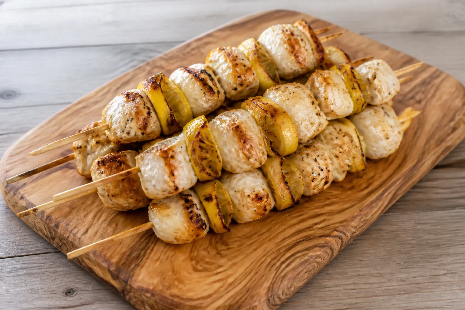 Imagen de la receta Brochetas de pollo al limón