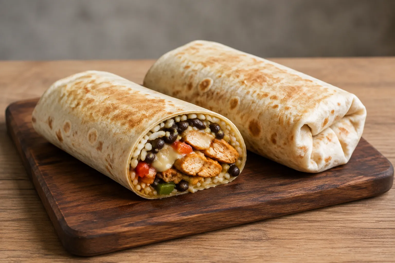 Burritos de pollo