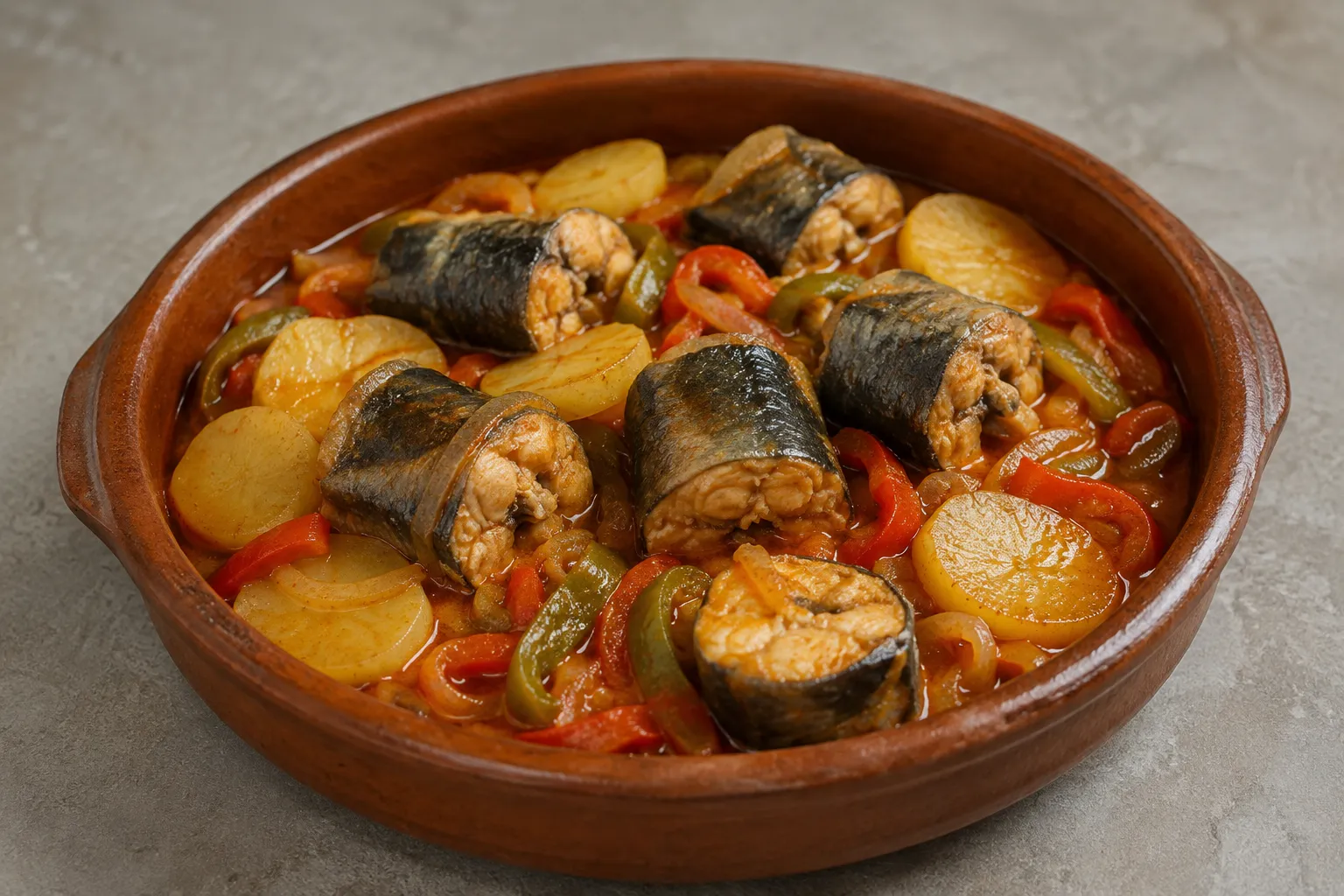 Anguila en caldeirada