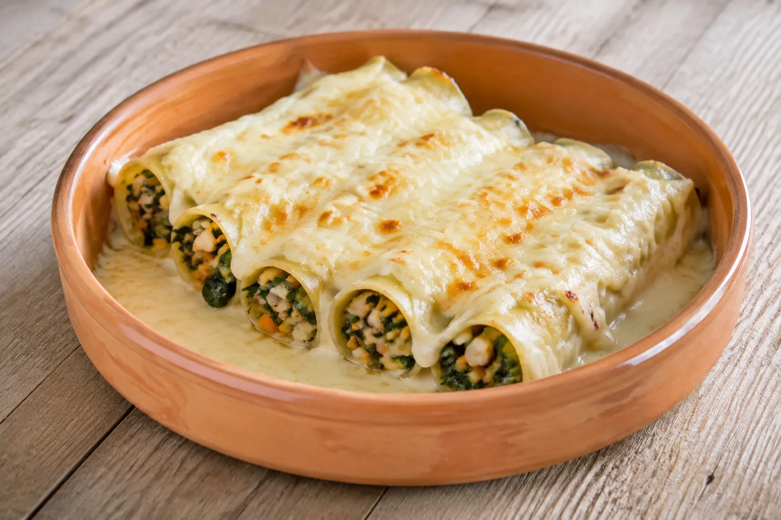 Canelones de verduras