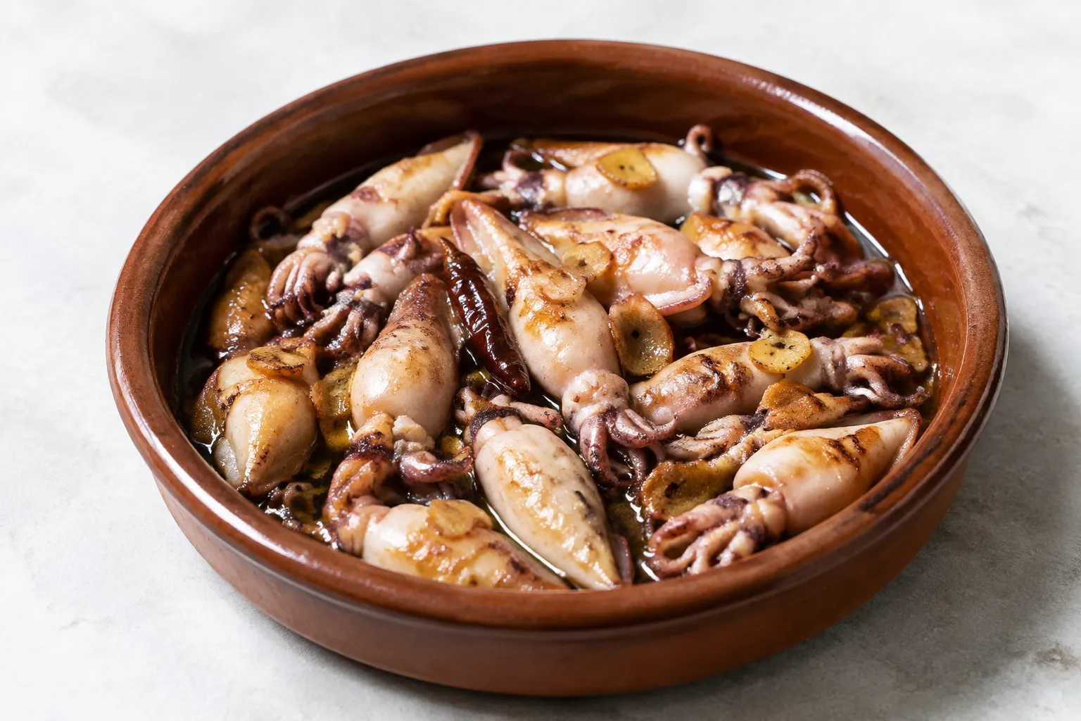chipirones al ajillo