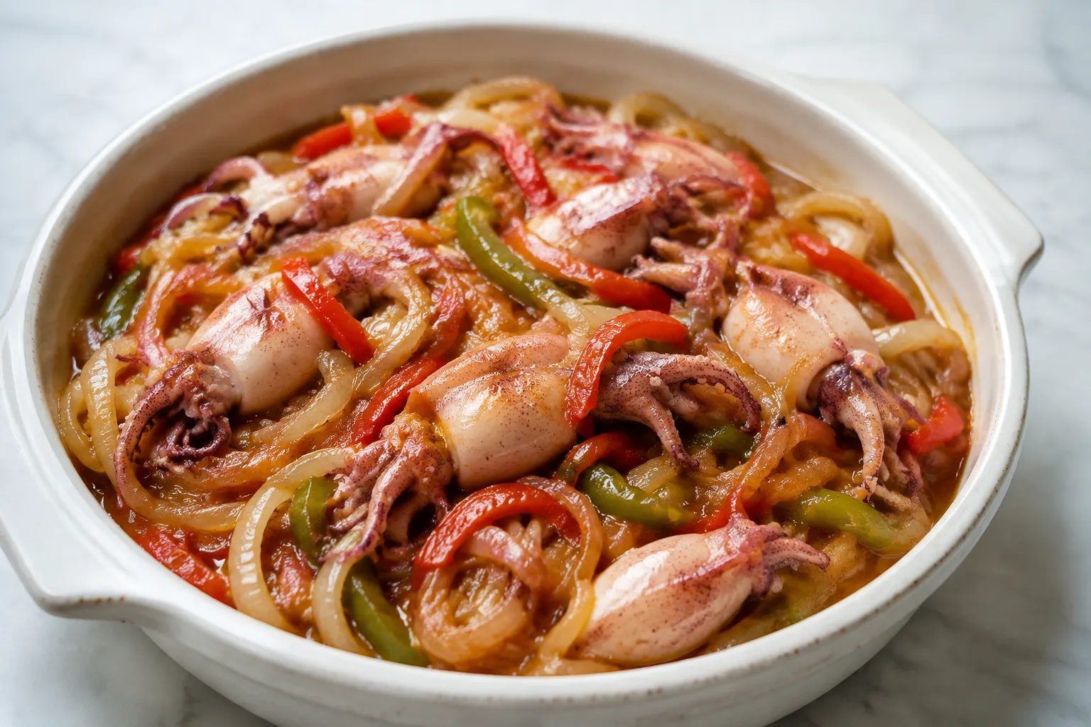 Receta de chipirones encebollados, el sabor tradicional de los chipirones