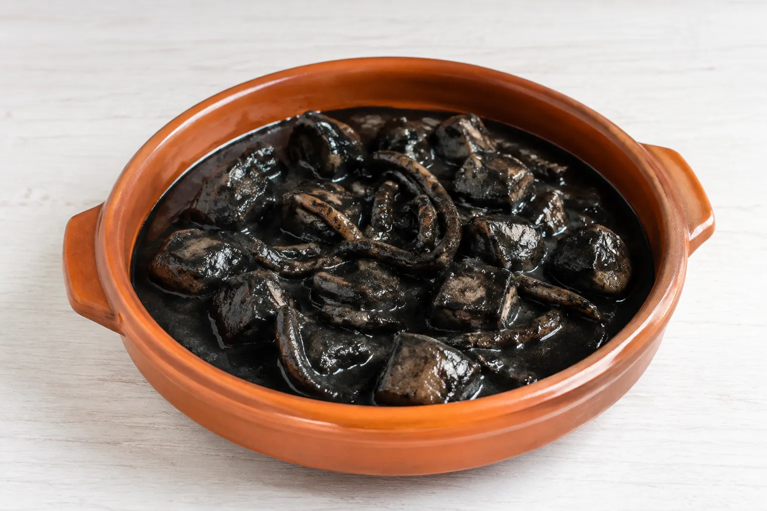 choco en salsa negra