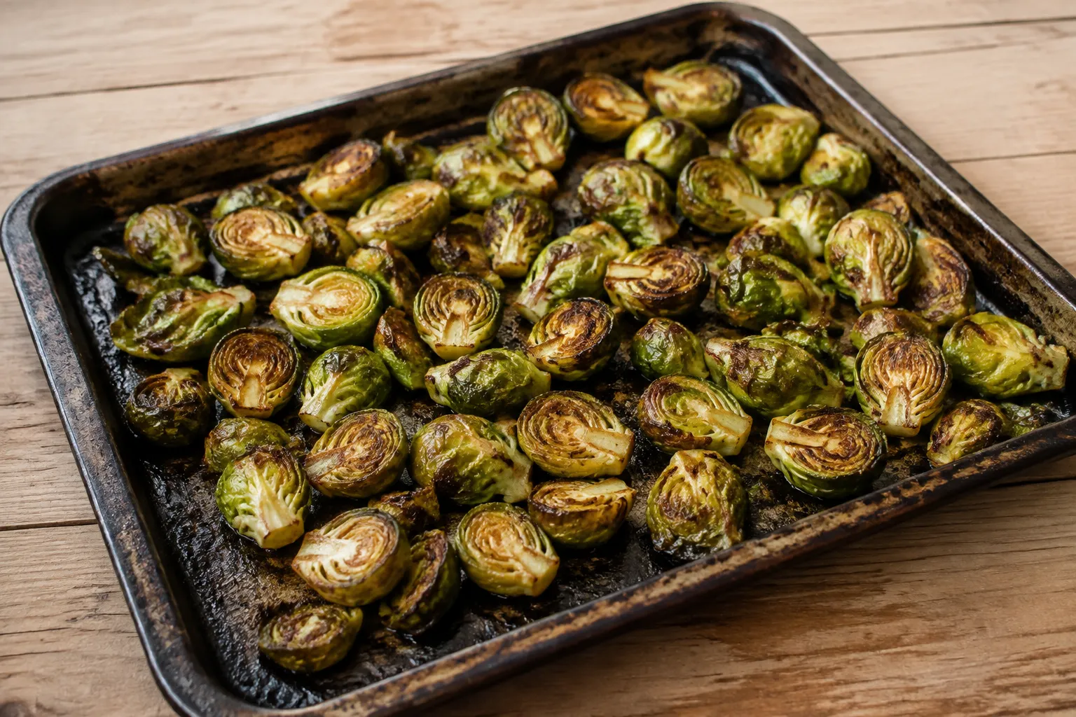 Coles de Bruselas al horno