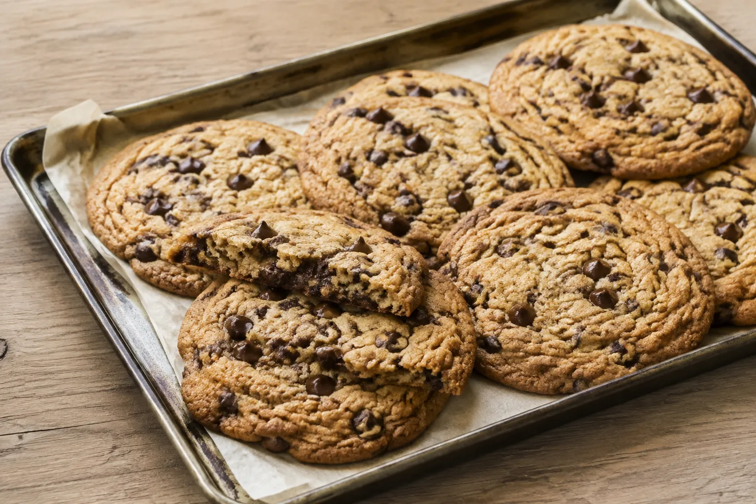 Cookies con pepitas de chocolate