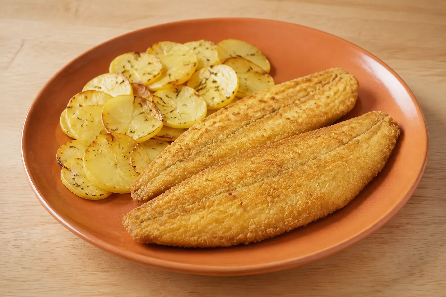 Dorada frita con salsa tártara