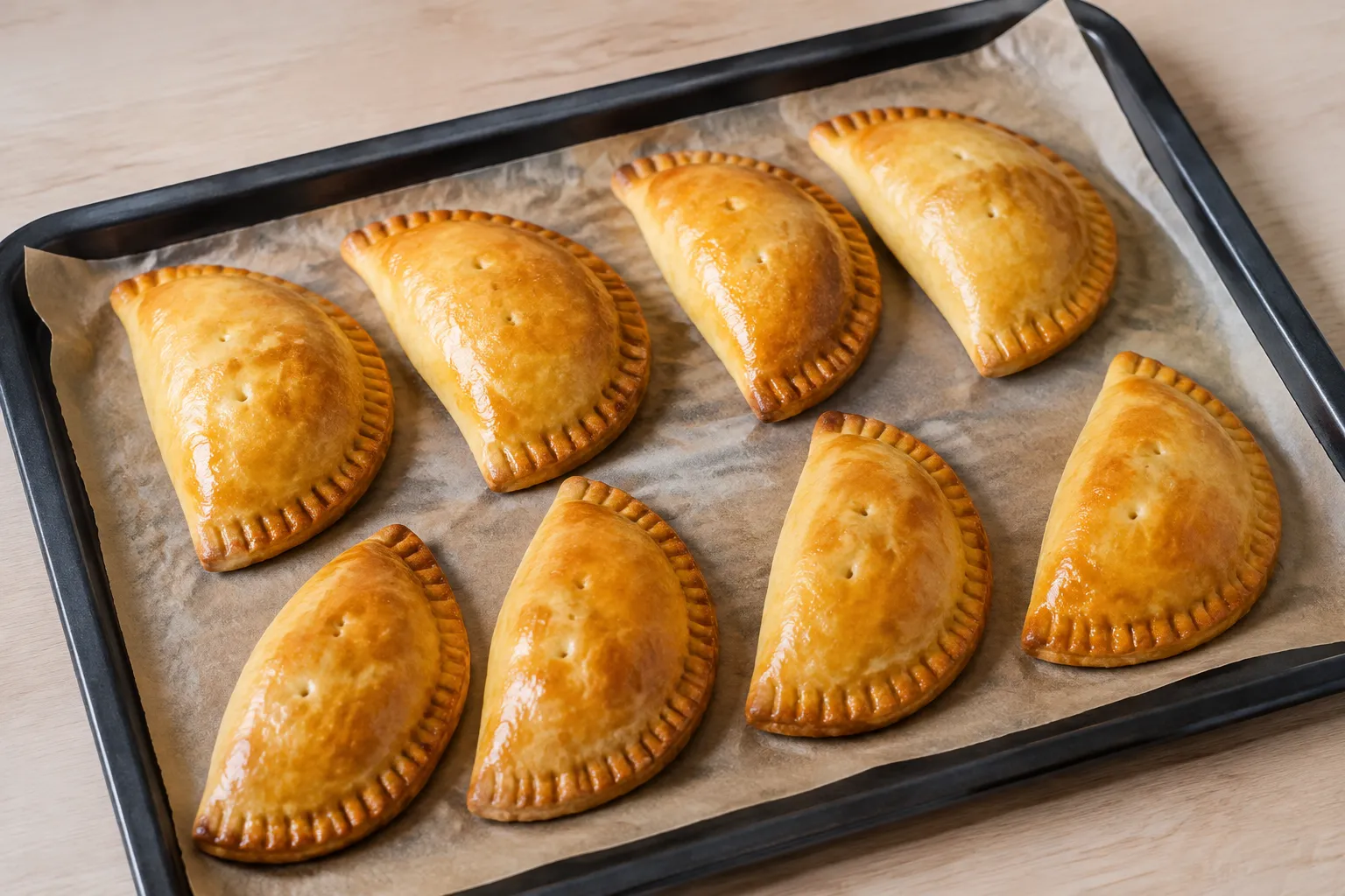 Empanadillas caseras al horno