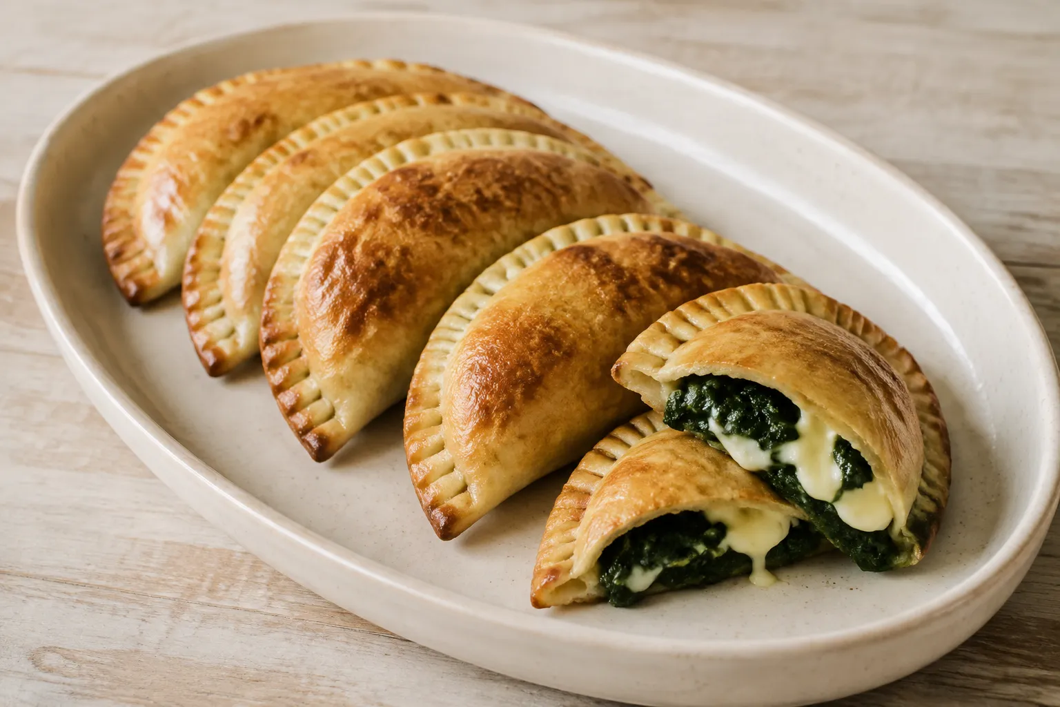 Empanadillas de espinacas y queso