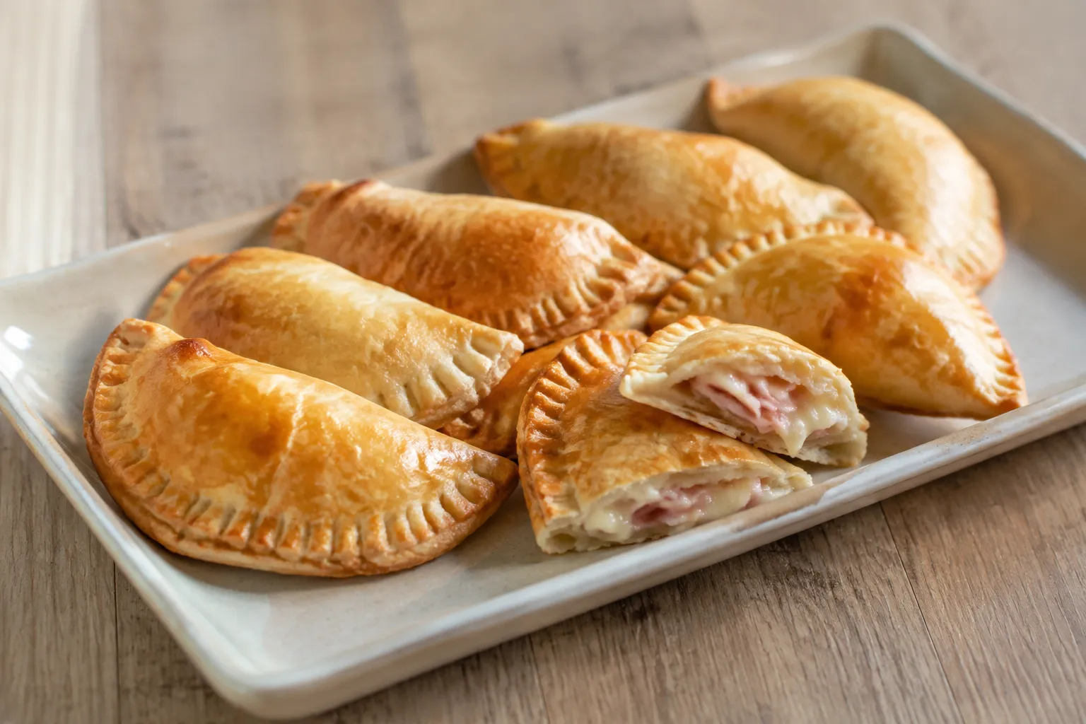Empanadillas de jamón y queso
