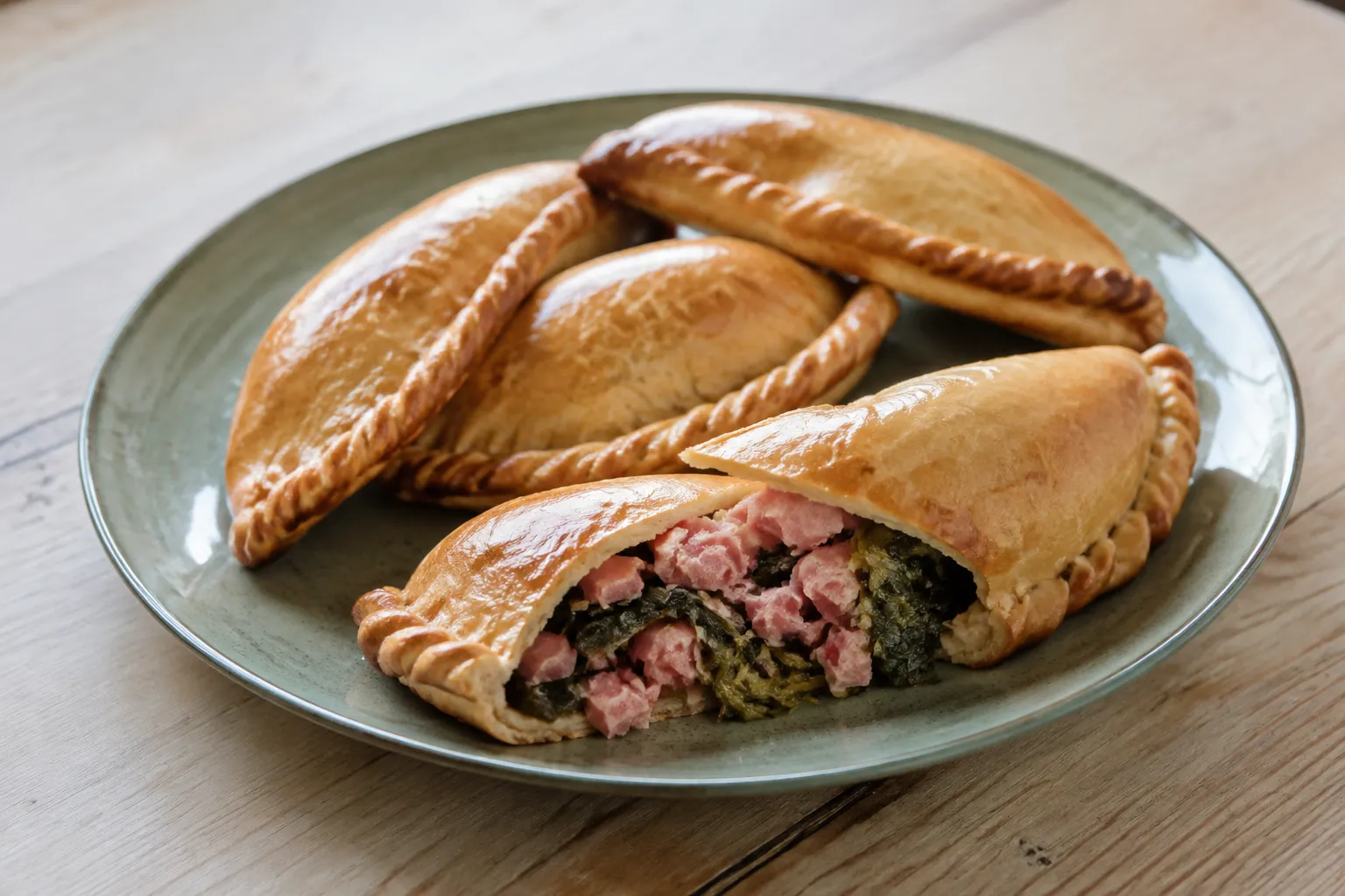 Empanadillas de lacón y grelos