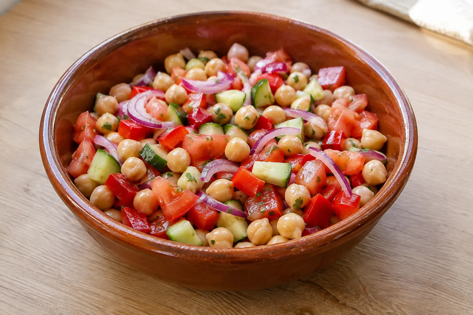 Ensalada de garbanzos