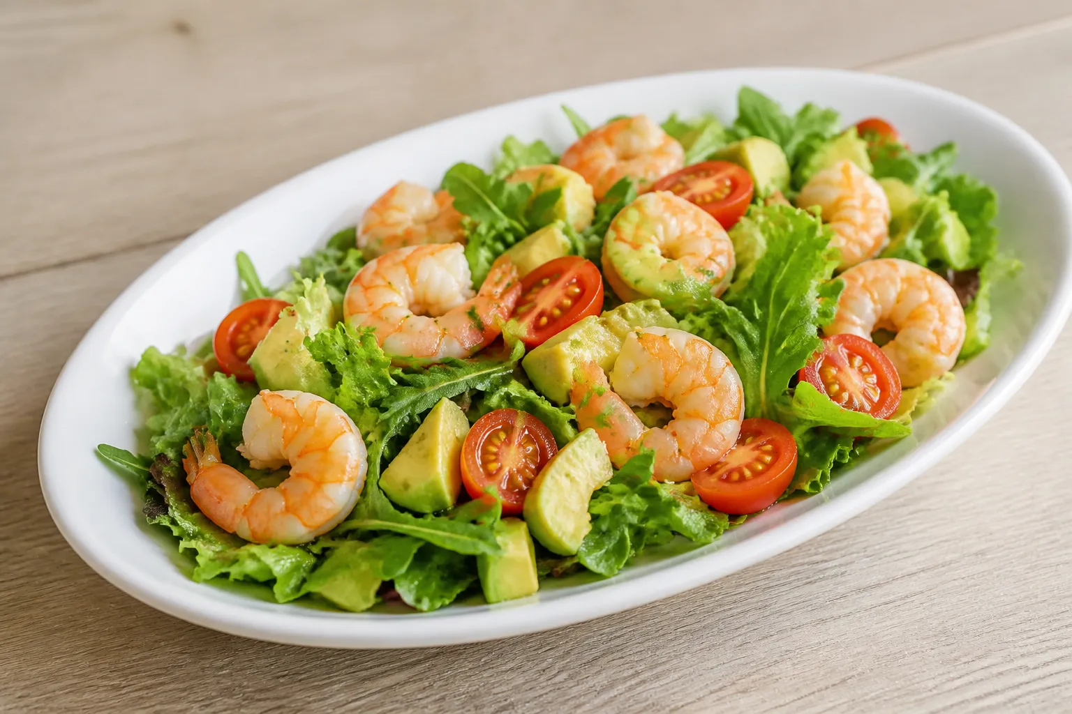 Ensalada de langostinos