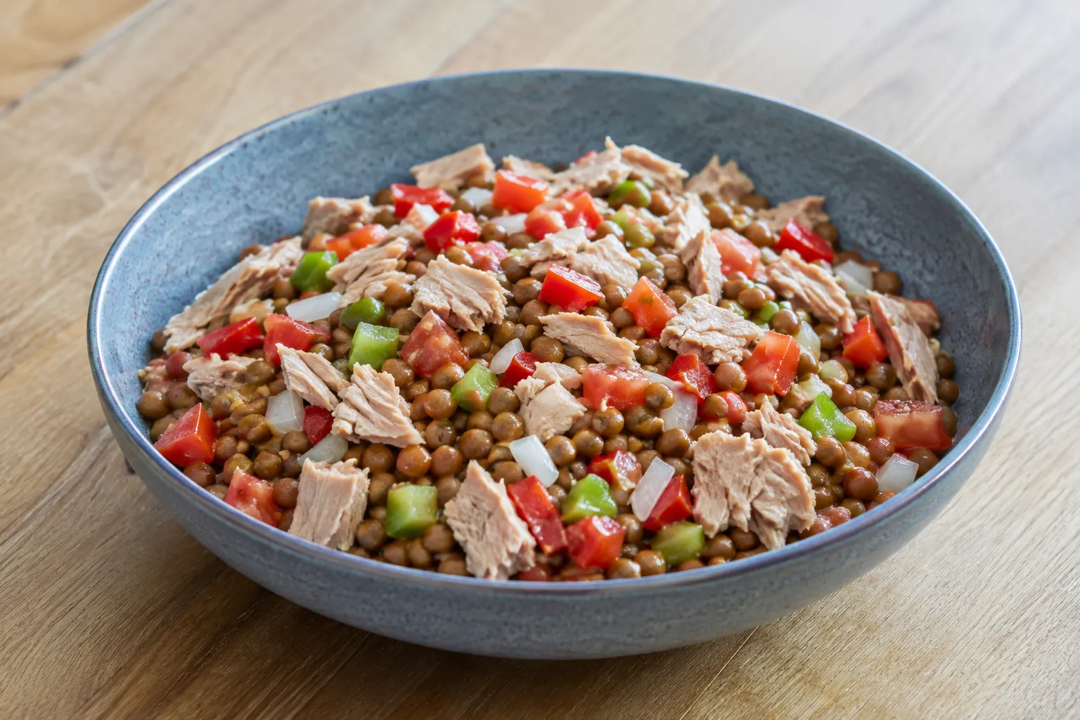 Imagen de la receta Ensalada de lentejas y atún