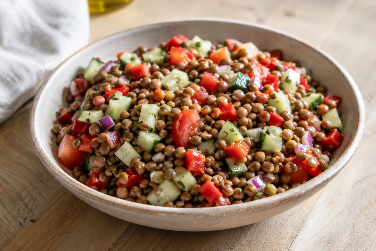 Ensalada de lentejas