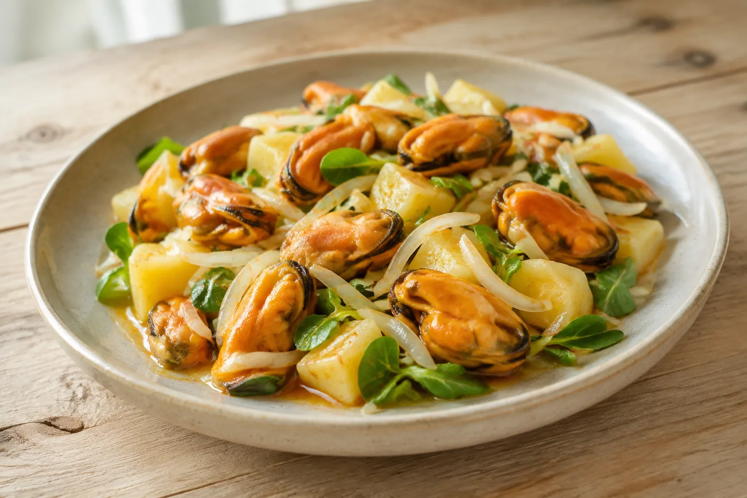 Ensalada de mejillones en escabeche