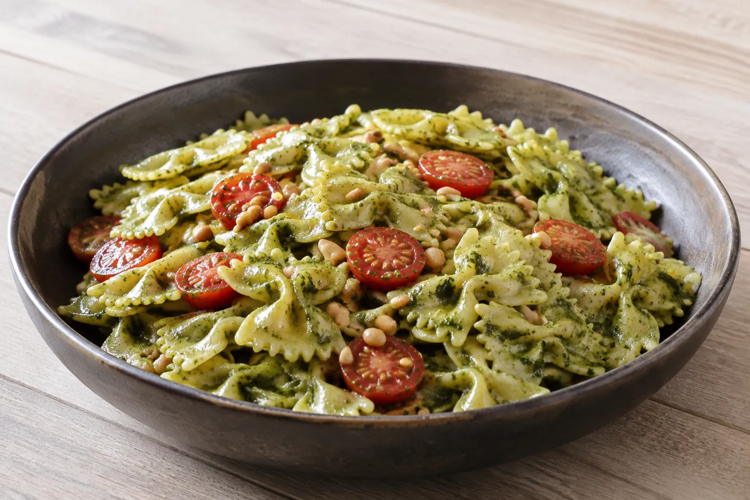Imagen de la receta Ensalada de pasta con pesto