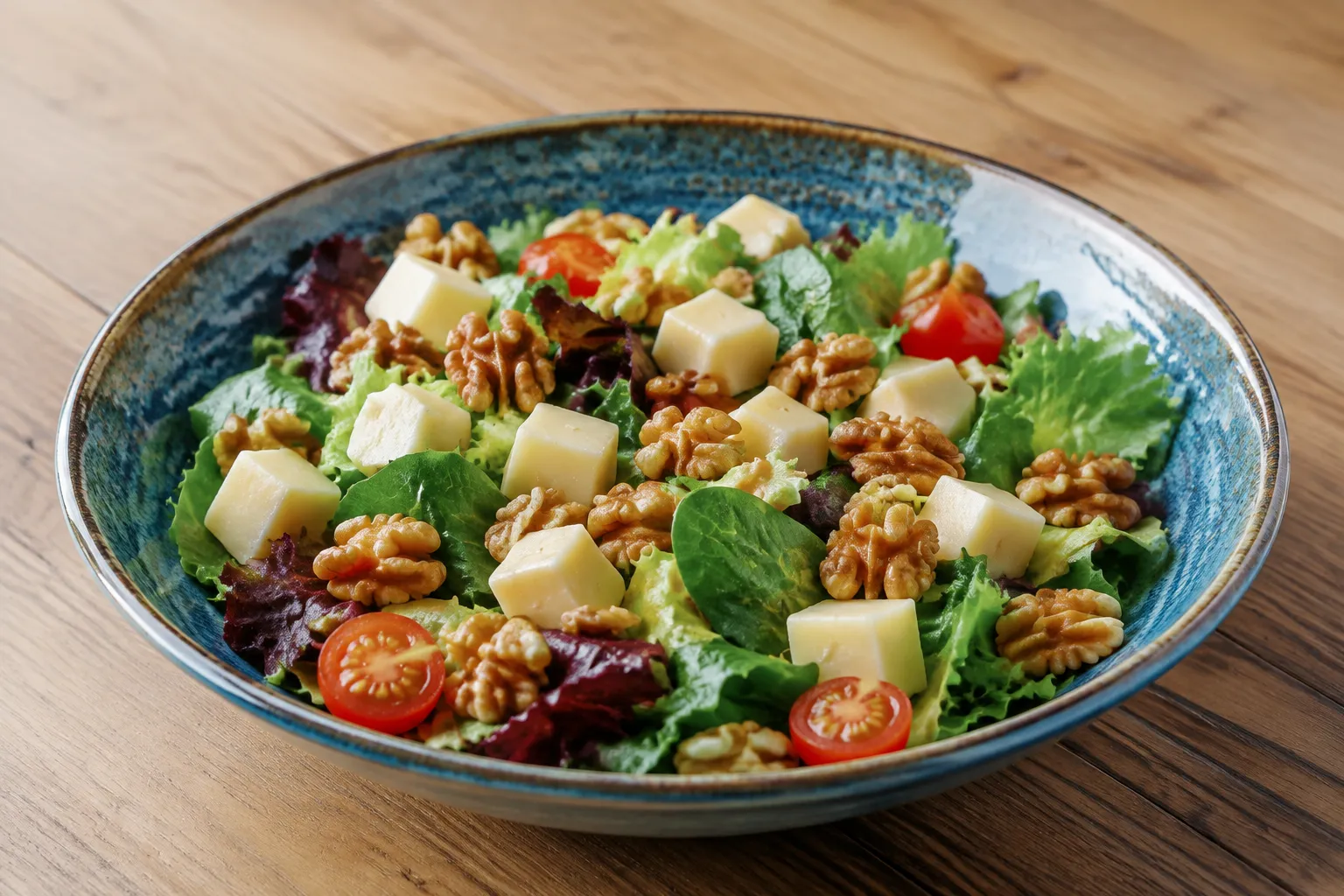 Imagen de la receta Ensalada de queso de tetilla y nueces