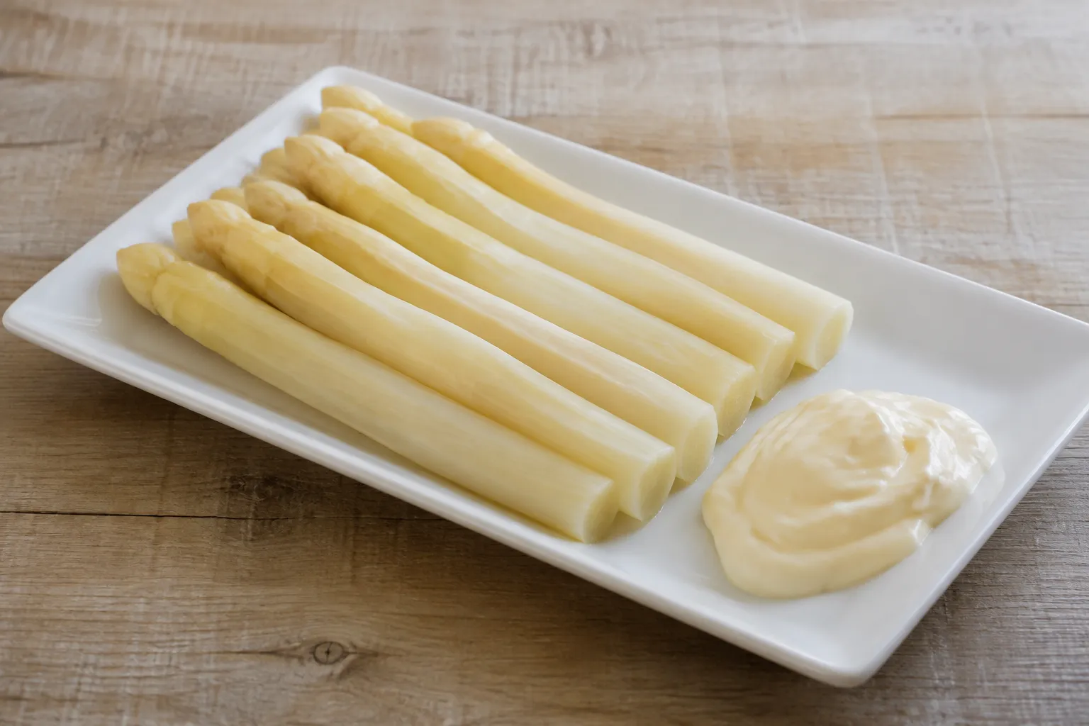 Imagen de la receta Espárragos blancos con mayonesa