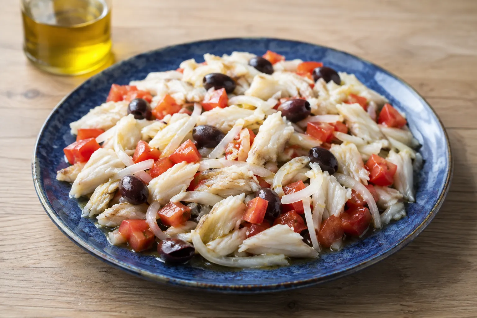 Esqueixada de bacalao