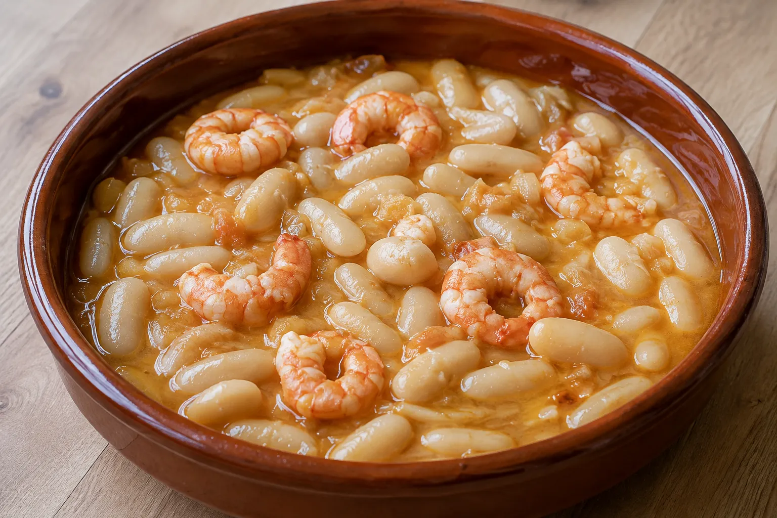 Fabas de Lourenzá con gambas