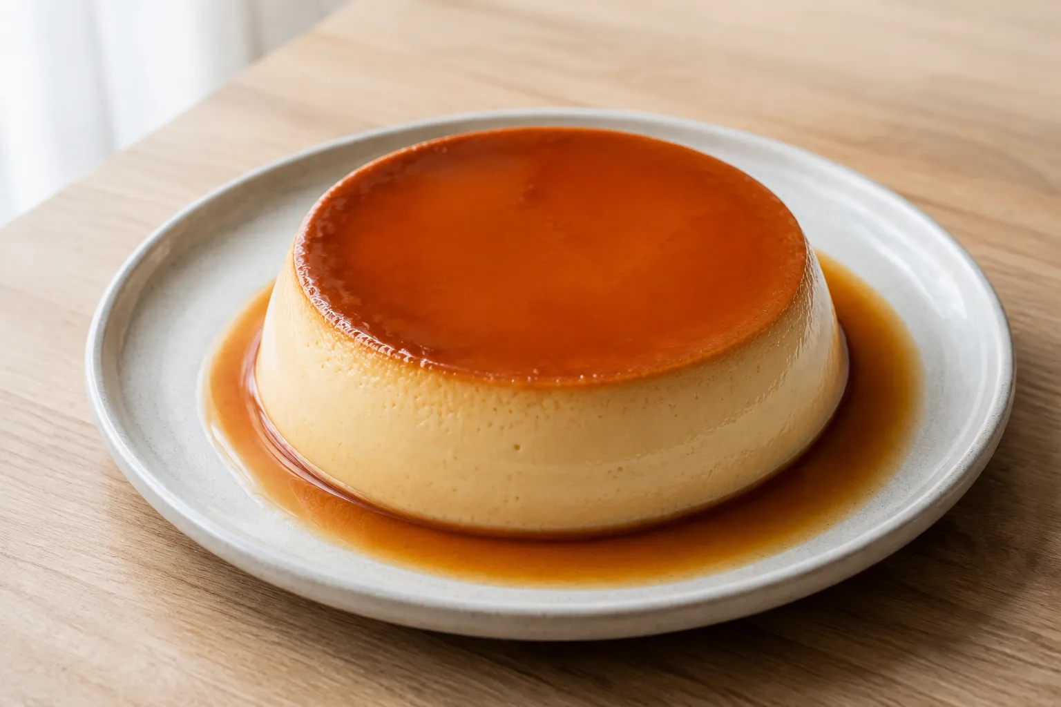 Flan de queso