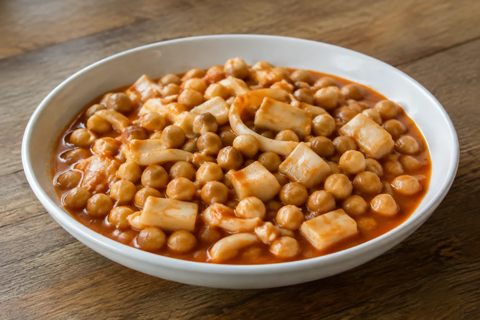 Garbanzos con sepia