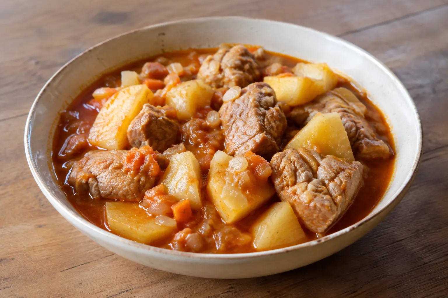 Guiso de cerdo con patatas