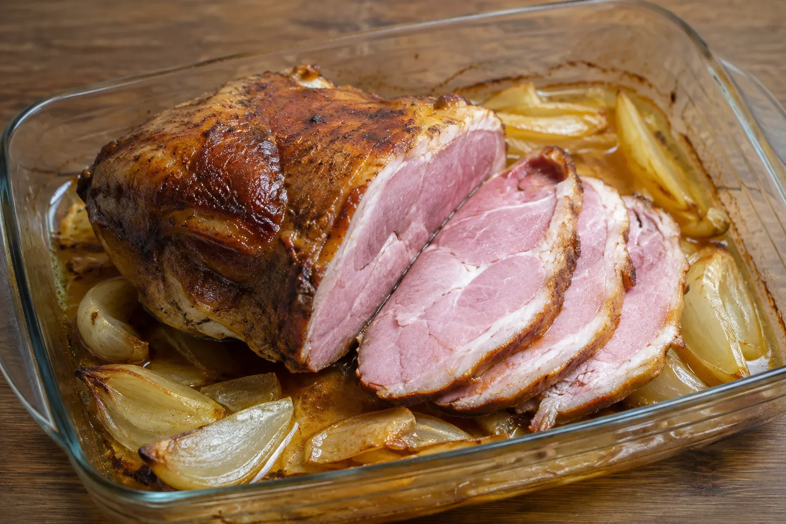 Lacón asado al horno