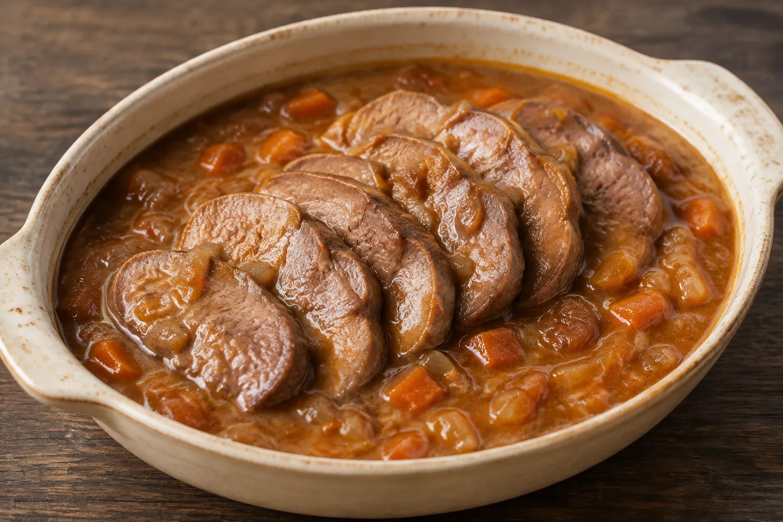Lengua de ternera guisada