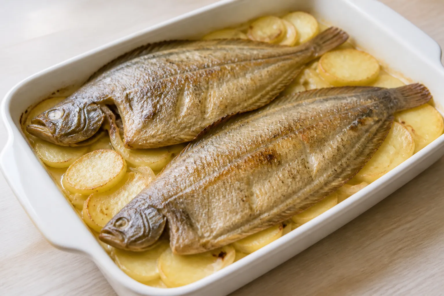 Lenguado al horno