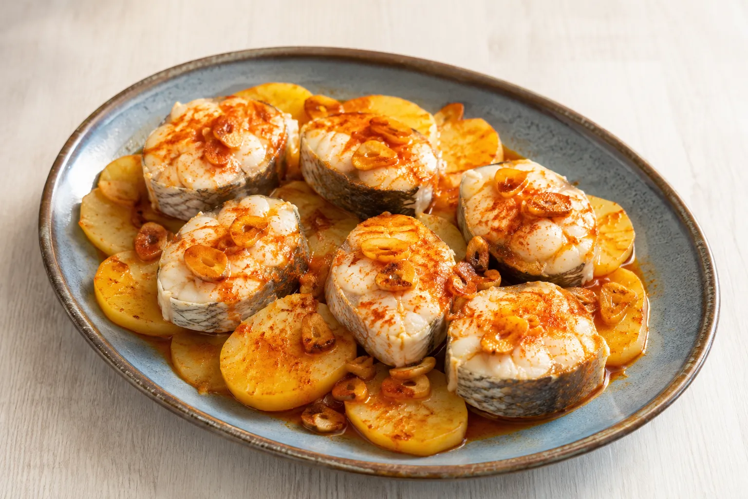 Merluza a la gallega