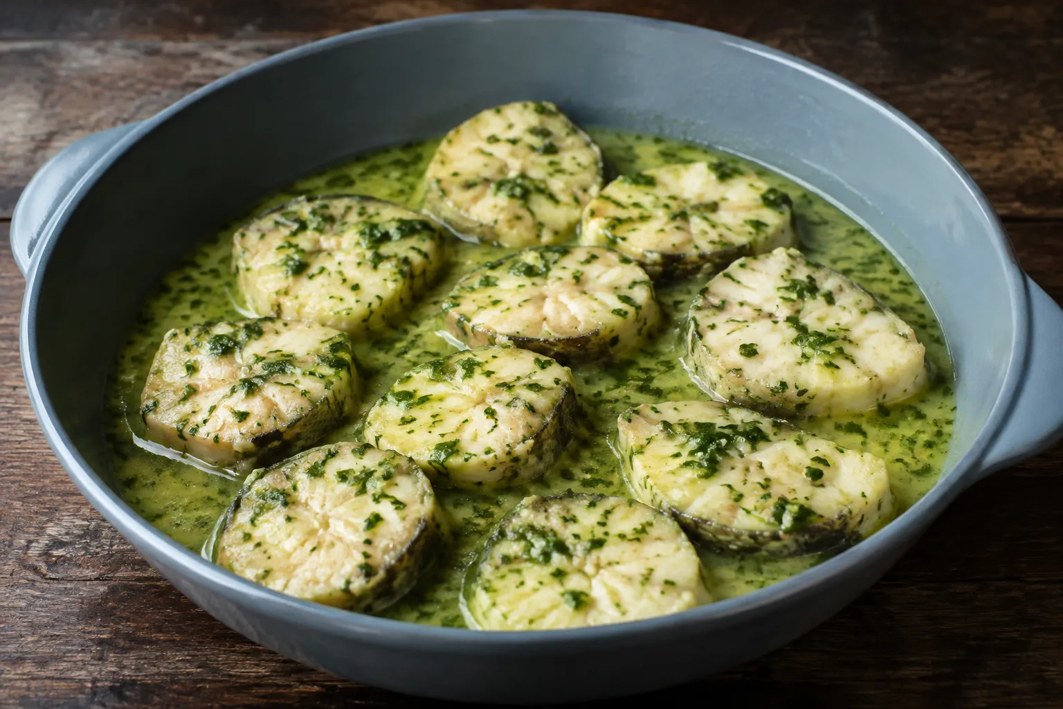 Merluza en salsa verde