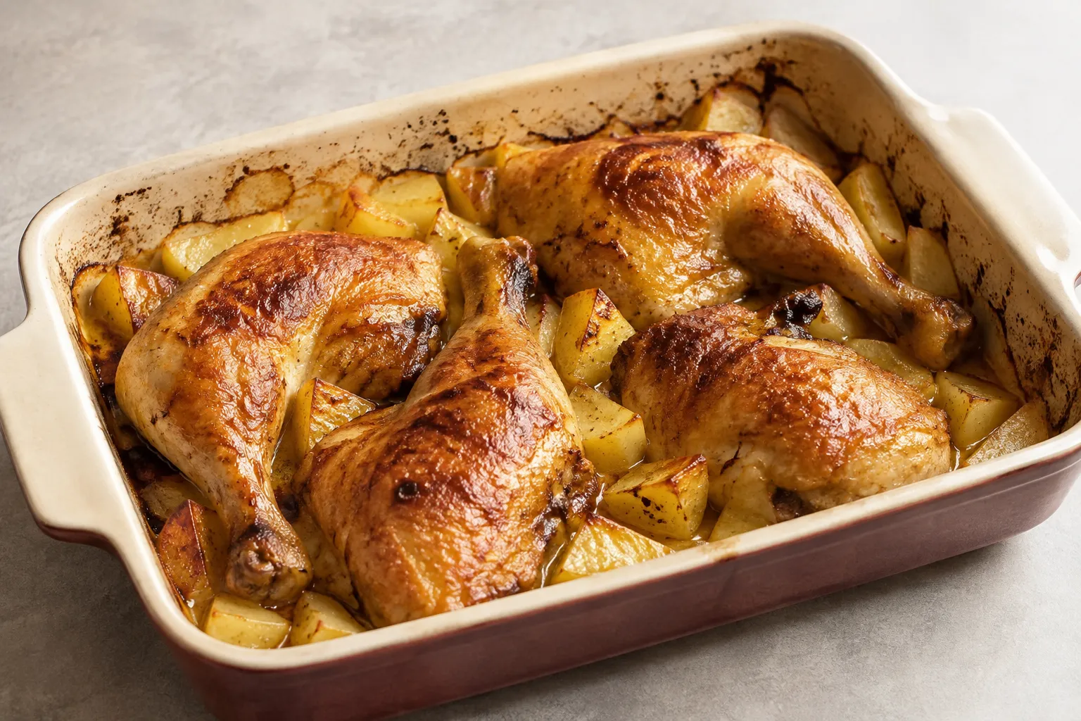 Muslos de pollo asados al horno perfecto