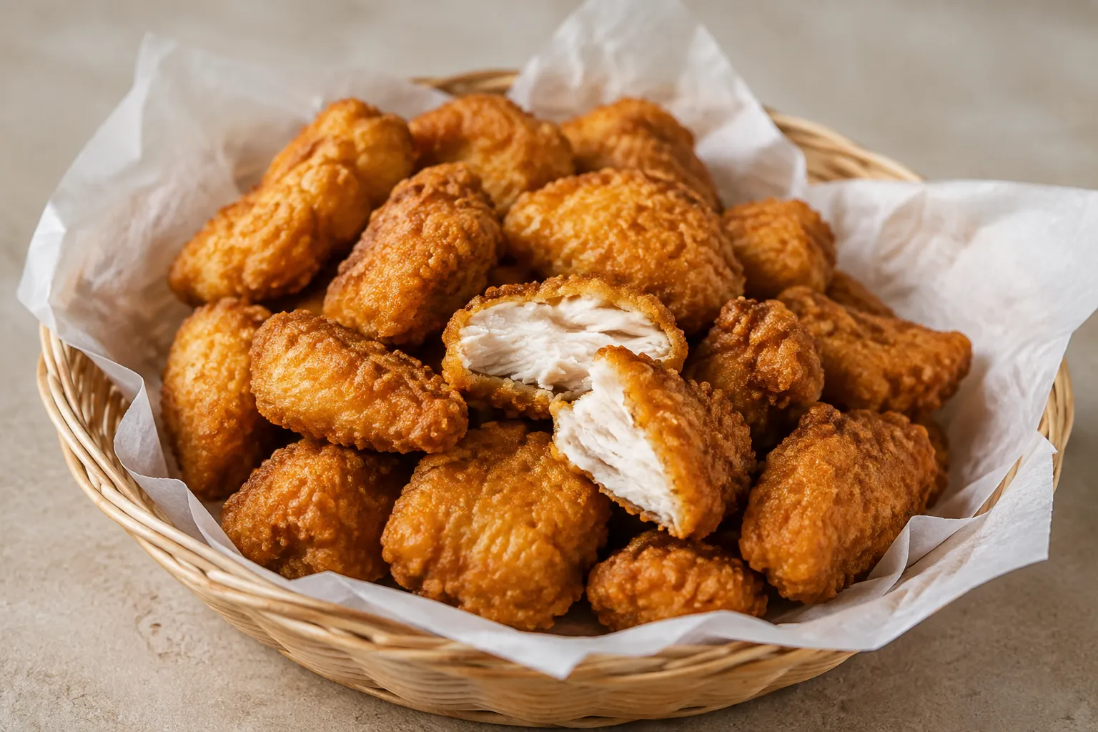 Nuggets de pollo caseros