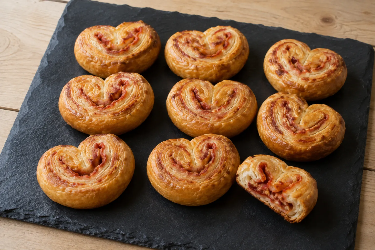 Imagen de la receta Palmeritas de hojaldre con sobrasada