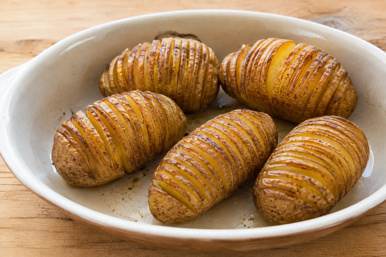 Patatas hasselback