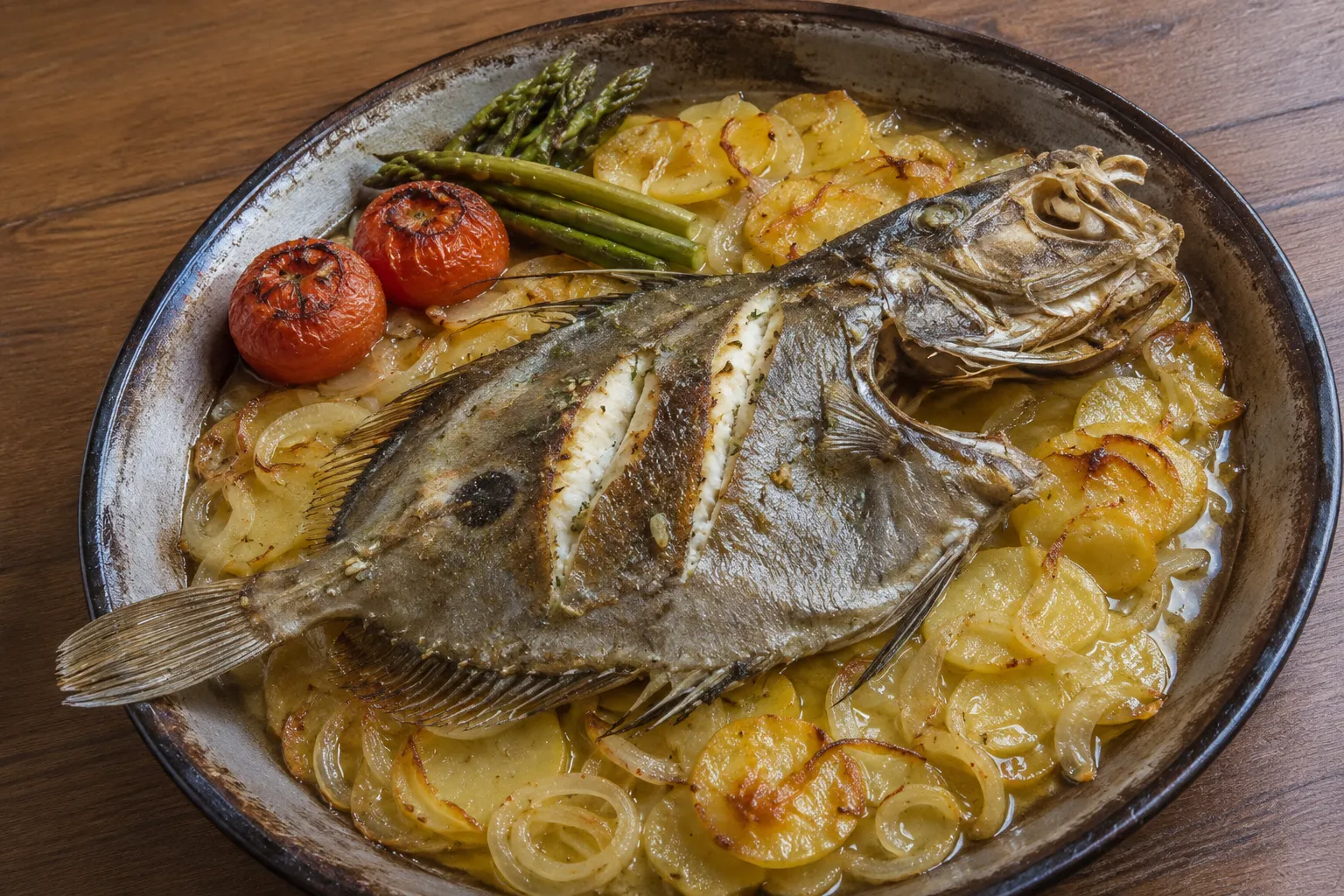 Pez San Pedro al horno
