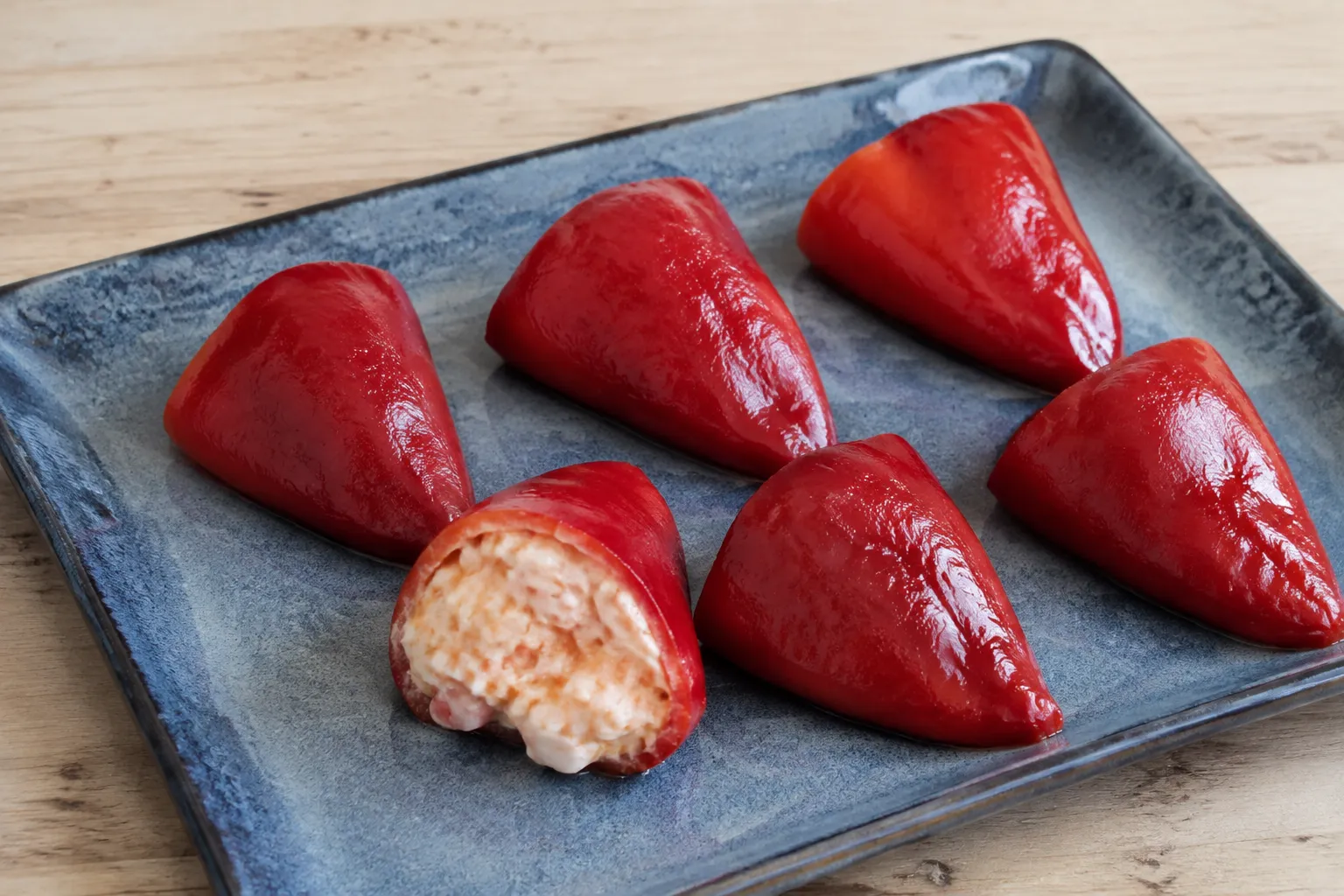 Pimientos del piquillo rellenos de gambas