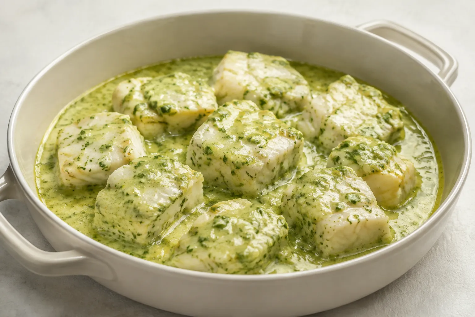Rape en salsa verde